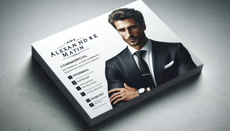 carte visite photo