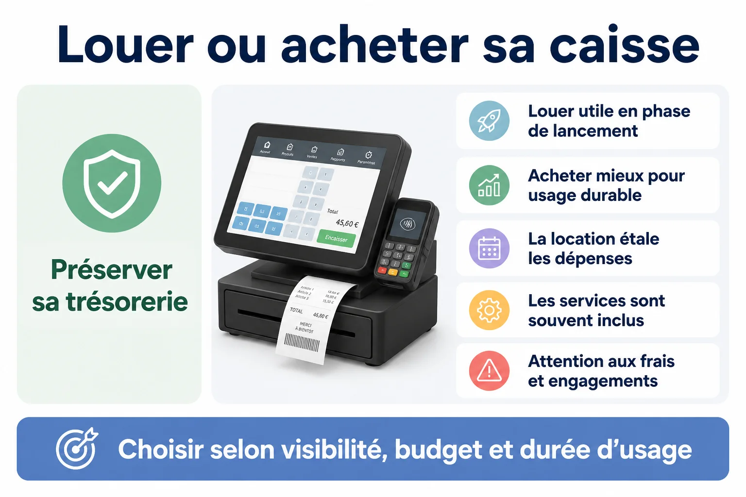 Location de caisse enregistreuse : est-ce la meilleure solution pour votre commerce ?