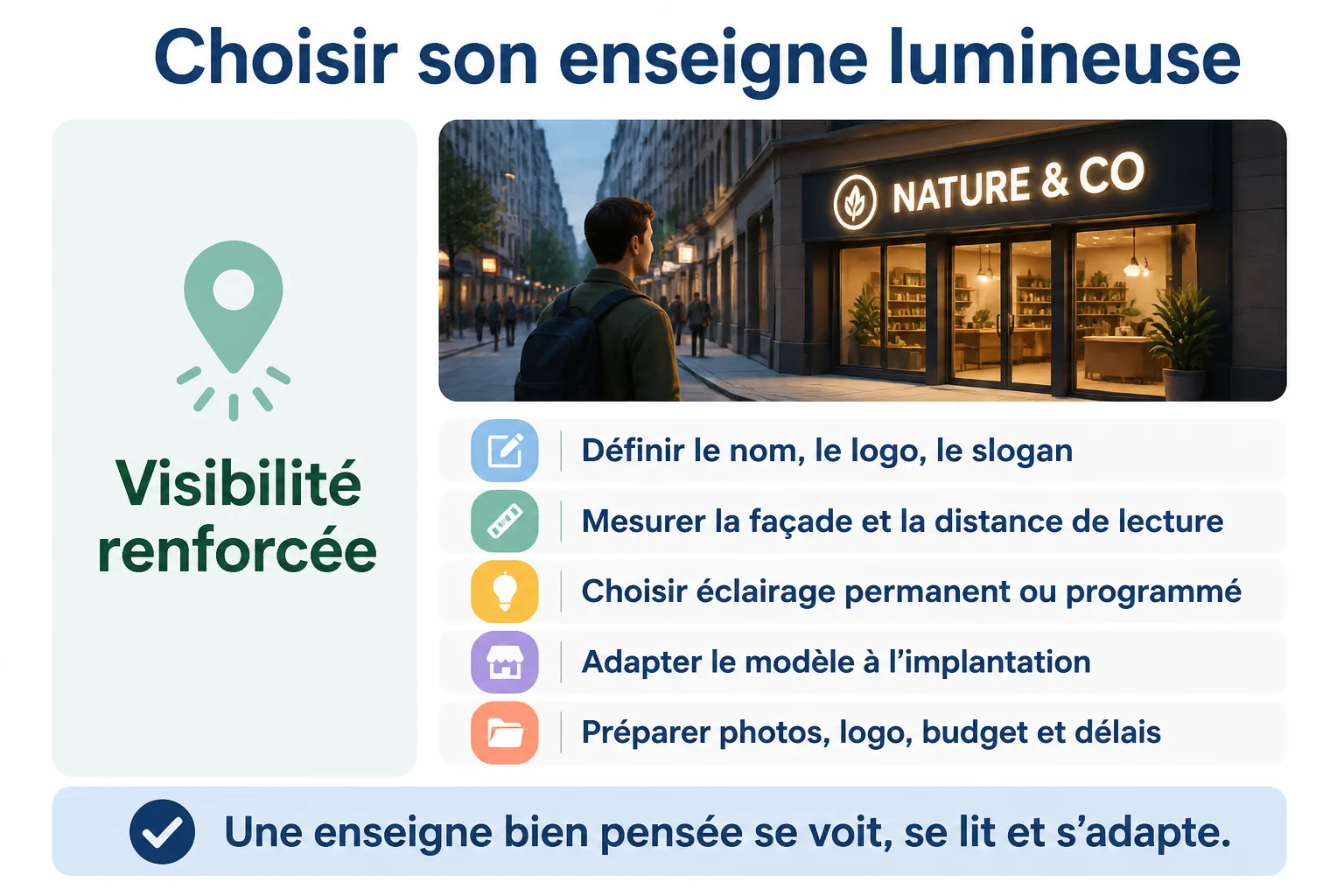 Pourquoi une enseigne lumineuse est un atout pour votre commerce ?