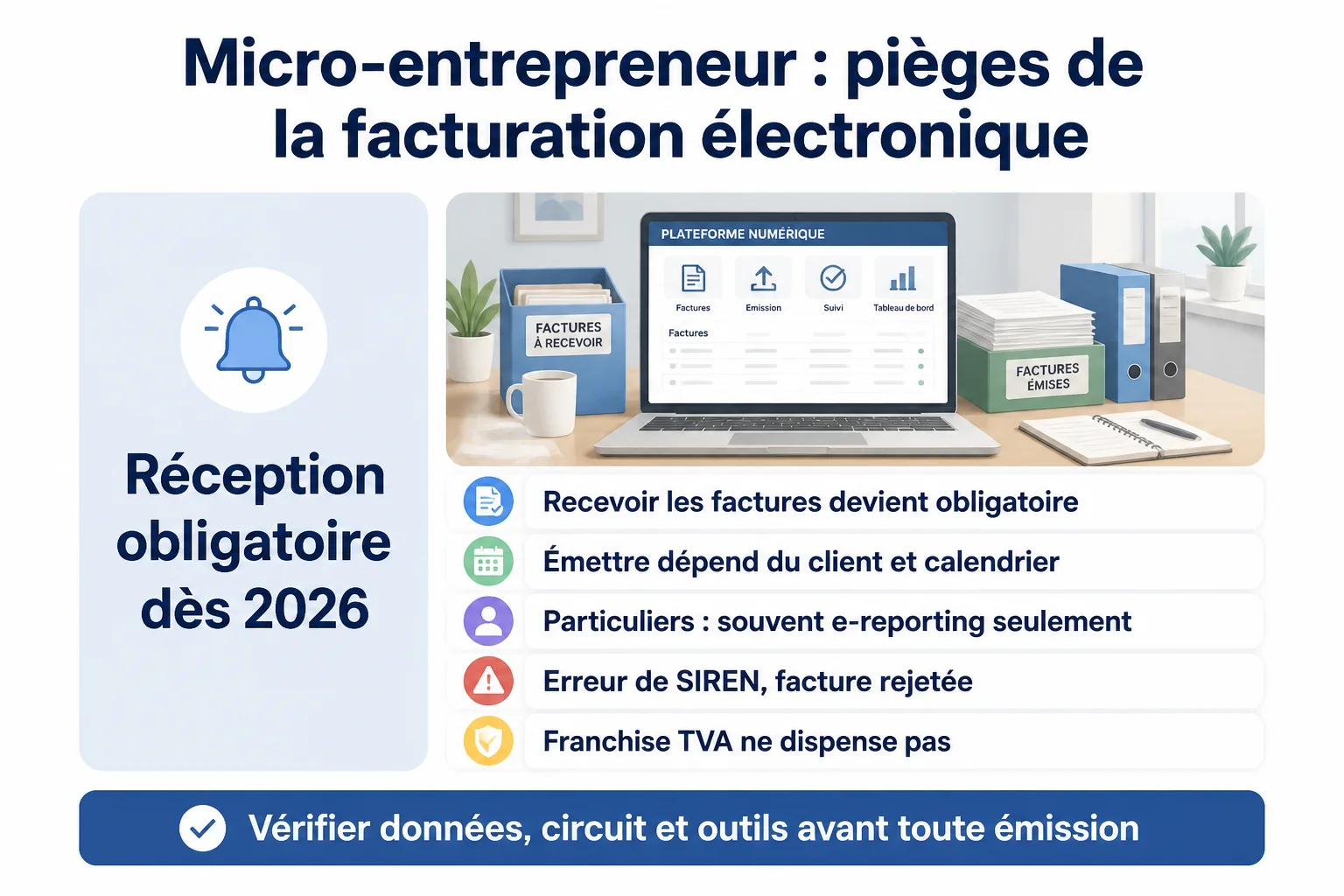 La facture électronique : ce que la réforme de 2026 change pour les sociétés